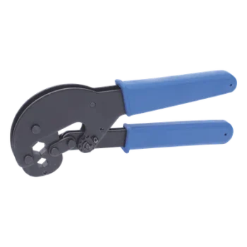 Pinzas para Plegar Conectores Coaxiales / Acero Resistente a Corrosión / Ajuste Automático / Diseño Ergonómico / Conectores 10.8 mm y 13.5 mm