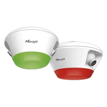 Sensor de Ocupación de Aparcamiento con IA / Doble Lente / 6 Espacios / Precisión 99.9% / Indicador Multicolor / Reconocimiento de Matrícula