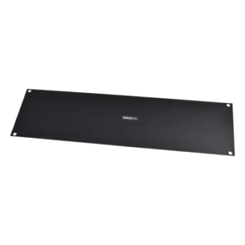 Tapa Ciega / Rack 19in / 3UR / Acero Cal. 14 / Pintura Electroestática Negra / 0.95 kg