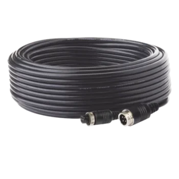 Cable de Extensión para Cámara de Vehículo Industrial / 20 m (65 ft) / 4 Pines / Conexión Roscada / HD en Baja Luz