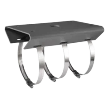 Soporte de Montaje para Poste / Acero Galvanizado SUS304 / Diámetro 14 cm / Exterior / Color Blanco / 250 x 127 x 46 mm