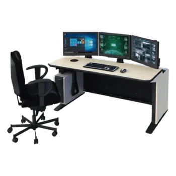 Mueble de Monitoreo / 1 Operador / Estructura Modular / Diseño Ergonómico / Compatible Video Wall