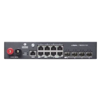 Switch PoE / 8 Puertos Gigabit / 4 SFP+ / 170 W PoE Budget / Capa 2 / Gestión en la Nube / DC