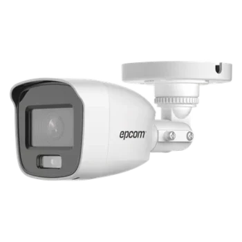 Cámara Bala TURBOHD / 2 Megapixel / ColorVu 24/7 / Luz Blanca 20 m (65.6 ft) / Lente 2.8 mm 105° / Audio Integrado / IP66 / 4 Tecnologías Seleccionables