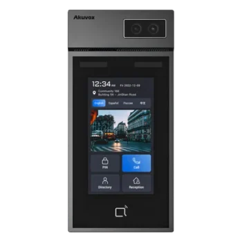 Panel de Control de Acceso IP / Pantalla Táctil IPS 5 Pulgadas / Cámara 2 Megapixel / Reconocimiento Facial / Múltiples Métodos de Desbloqueo / PoE / IP66 / IK08