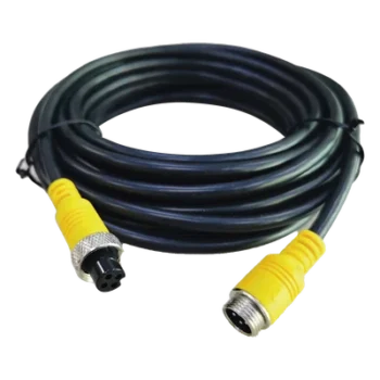 Cable Extensor para Videovigilancia Móvil / 7 m (23 ft) / Conector Tipo Aviación / Transmisión Triple VVA / Analógico y AHD