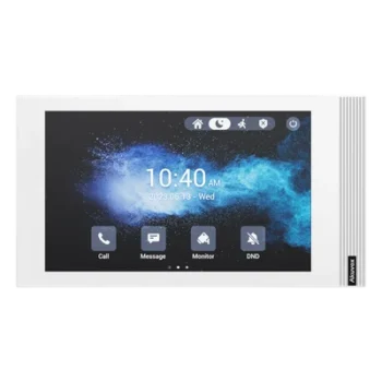 Monitor SIP Linux / Pantalla Táctil 7 Pulgadas / Wi-Fi 6 / PoE / 8 Entradas de Alarma / Instalación Horizontal o Vertical