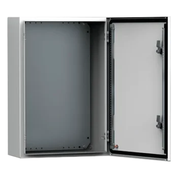 Gabinete de Uso Exterior / 500x400x260 mm / 19.7x15.7x10.2 in / IP66 NEMA 4/12/13 / IK10 / Acero 1.5 mm / Platina de Montaje