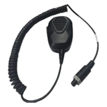 Micrófono de Solapa para DVR Móvil / Audio Bidireccional / Cable 2 m (6.6 ft) / Conector de Aviación / Operación PTT / -20°C a 70°C