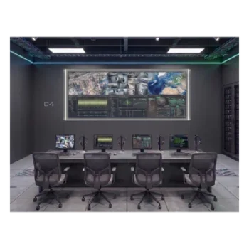 Videowall 3x2 / 6 Pantallas 55" Full HD / Bisel 3.5 mm / Decodificador 16 Salidas HDMI 4K / 256 Canales / Montaje de Pared / Operación 24/7