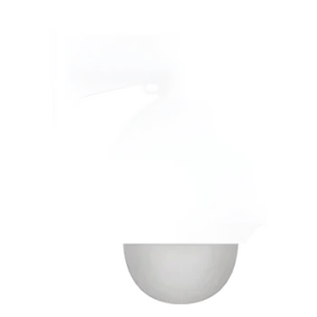 Burbuja Ahumada para Domo PTZ / 4 Pulgadas / IP66 / IK10 / Visibilidad Equilibrada / 4.7 x 2.7 Pulgadas