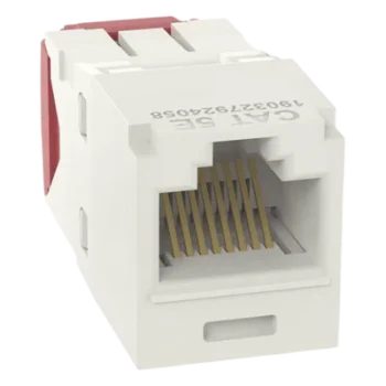 Conector Jack RJ45 / Mini-Com TG / Cat 5e / 8P8C / Sin herramienta de impacto / -10°C a 65°C / Blanco mate