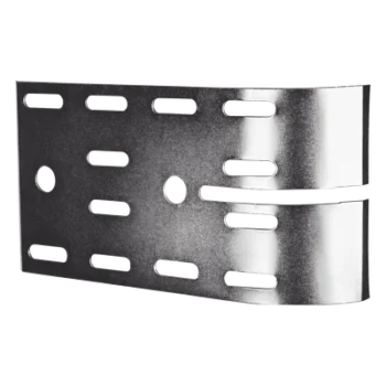 Bajada para cable ranurada / 95 x 190 mm / 3.7 x 7.5 pulgadas / Acabado Electro Zinc