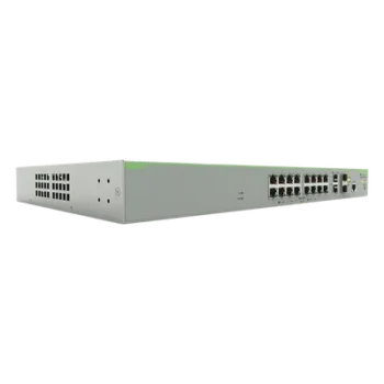 Switch PoE+ Administrable Capa 3 / 16 Puertos 10/100 Mbps / 2 Puertos Gigabit Combo SFP / 250W PoE+ / 7.2 Gbps / 5.36 Mpps