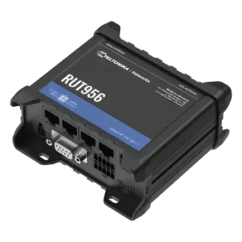 Router Industrial LTE / 150 Mbps Cat 4 / 4 Puertos Ethernet 10/100 / RS232 RS485 / WiFi / Doble SIM / GNSS / IP30 / Riel DIN