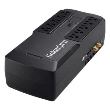 UPS Standby / 350 VA / 255 W / 6 Tomas NEMA 5-15R / Protección 810 J / Montaje en Pared