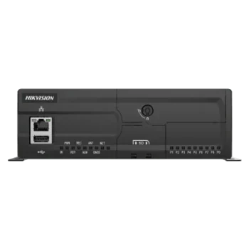 NVR Móvil / 16 Canales IP / 8 Puertos PoE / 2 Megapixel / GPS / 2.5' HDD / 9-32 VCC / -10 a 60 °C / 7.25 x 7.48 pulgadas