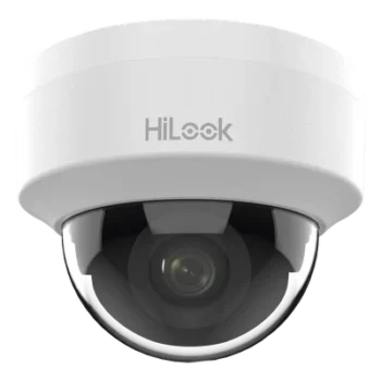 Domo IP / 2 MP 1080p / Lente 2.8 mm 101° / IR 20 m (65.6 ft) / PoE 802.3af / dWDR / H.265+ / Interior