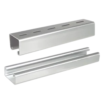 Unicanal Perforado / 4x4 U10 / 3000 mm (9.84 ft) / Acabado ElectroZinc