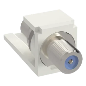 Módulo Acoplador Coaxial Tipo F / Mini-Com / 75 Ohms / 3.0 GHz / 1.75' x 1.37' x 0.71'