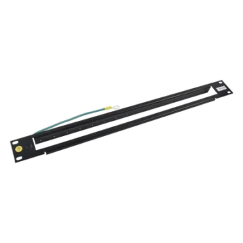 Chassis Rack 1U / 16 Módulos Protectores Serie DPR / Montaje 19" / 0.6 m (1.97 ft) Profundidad Estándar