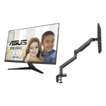 Kit de Montaje Articulado / Monitor 27" Full HD / 75 Hz / 250 cd/m² / VESA 75x75-100x100 / Carga 15 kg / Altura 320 mm / 1.05 ft