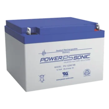 Batería de respaldo / 12V / 26AH / Tecnología AGM-VRLA / Terminales T12 / Certificación UL