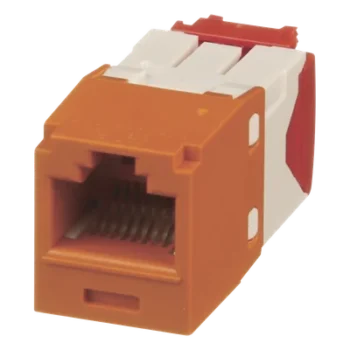 Conector Jack RJ45 / Categoría 5e / 8P8C / Terminación TG / Sin Herramienta de Impacto / -10°C a 65°C / 3.28 pies de Alcance de Frecuencia