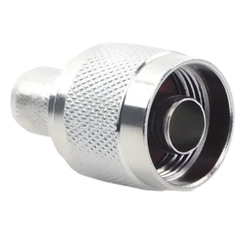 Conector Coaxial N Macho / 75 Ohm / Montaje en Línea / RG-11 / Contacto Oro / Aislante Teflón