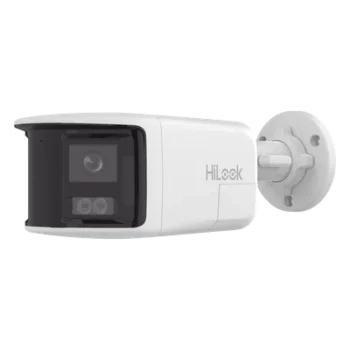 Cámara Bala IP / 6 Megapixel / Panorámica 180° / Dual Light 30 m (98.4 ft) / Audio Bidireccional / IP67 / PoE