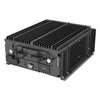 NVR Móvil / 16 Canales IP / 8 Puertos PoE / 2 Bahías HDD 2.5" / Alimentación 9-32VDC / GPS Integrado / -30°C a 60°C