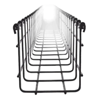 Charola Tipo Malla / 105 mm x 100 mm / Acabado Electro Zinc / Tramo 3 m (9.8 ft)