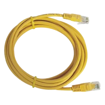 Cable de Parcheo UTP Cat5e / 7.0 m (22.97 ft) / RJ45 / Amarillo / 100 Ohm / 110+ Mbps