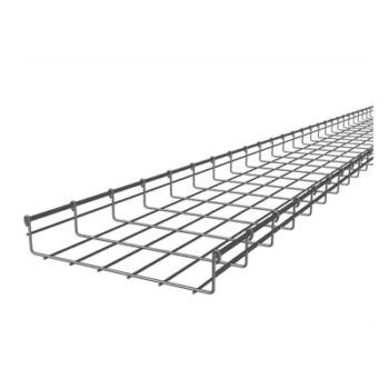 Charola Tipo Malla / 66x350 mm / Electro Zinc 15-20 μm / 368 Cables Cat6 / 3 m (9.84 ft)