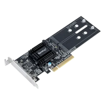 Tarjeta de Expansión M.2 / PCIe 2.0 x8 / NVMe y SATA SSD / 2 Ranuras M-key / Perfil Bajo y Altura Completa / 2.3 x 7.1 x 0.7 pulgadas