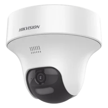 Cámara Domo Turret Turbo HD / 2 Megapixel / Dual Light 25 m (82 ft) IR + 20 m (65.6 ft) Luz Blanca / Audio Bidireccional / Interior
