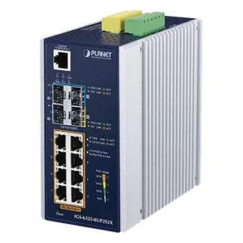 Switch Industrial Capa 3 / 8 Puertos Gigabit PoE++ 95W / 2 SFP 1G/2.5G / 2 SFP+ 10G / Administrable