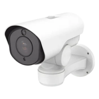 Cámara PTZ Bullet IP / Zoom Óptico 12X / 100 fps / Super WDR Pro 140 dB / IR y Luz Blanca / IP66