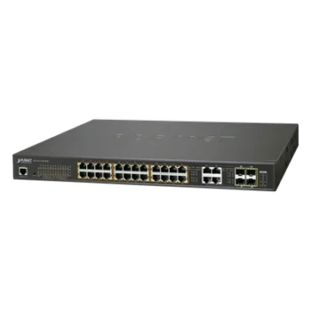 Switch Administrable / 24 Puertos Gigabit Ultra PoE 60W / 4 Puertos Combo TP/SFP / 600W / IPv6 Dual Stack / L2-L4