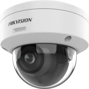 Cámara Domo IP / 4 Megapixel / Lente Mot. 2.7-13.5 mm / IR EXIR 40 m (131.2 ft) / WDR 130 dB / Audio y Alarma I/O / PoE+ / IP66 / IK10
