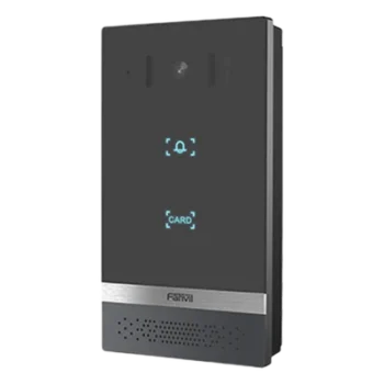 Videoportero SIP / 2MP HD / IP66 IK07 / PoE / RFID / 2 Relés / Botón Touch
