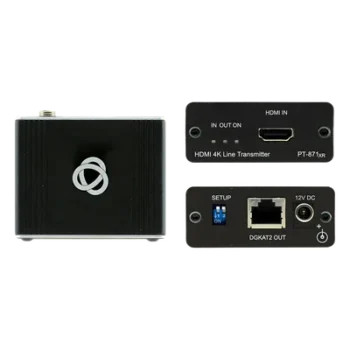 Kit Extensor HDMI 2.0 | DGKat™ 2.0 | 4K@60Hz (4:4:4) HDR | HDCP 2.2 | Alcance 60 m (196.9 ft) 4K60 4:4:4 | 70 m (229.7 ft) 4K60 4:2:0 | Alimentación Bidireccional | Compresión de Bajo Nivel | Latencia Cercana a Cero | Audio 32 Canales