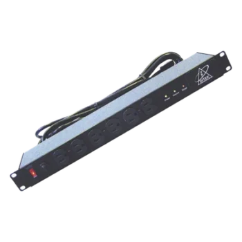 Protector de Rack 1U / 12 Salidas NEMA 5-15P / 120 VCA 15 A / Supresión EMI/RFI / 90 kA / 1.58 x 3.74 x 17.01 in