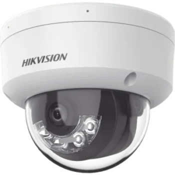 Cámara Domo IP / 2 Megapixel / Dual Light 30 m (98.4 ft) / Micrófono Integrado / IK08 / IP67 / PoE / H.265+