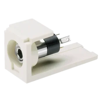 Módulo Acoplador Estéreo / Mini-Com / 3.5 mm / Terminación para Soldar / 1 Espacio / Blanco Mate