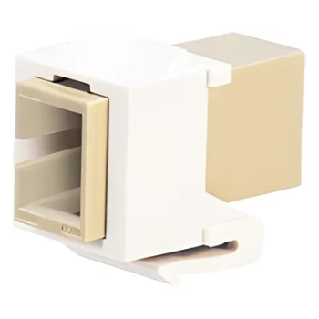 Módulo Acoplador / SC Simplex / Fibra Monomodo OS1/OS2 / Keystone / Cerámica Zirconia / Color Blanco