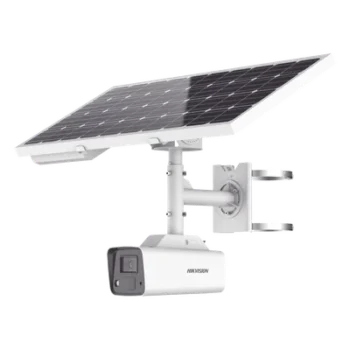 Cámara Bala IP / 4 Megapixel / ColorVu 0.0005 Lux / Luz Blanca 30 m (98.4 ft) / 4G LTE / Panel Solar con Batería 23.2Ah / IP67