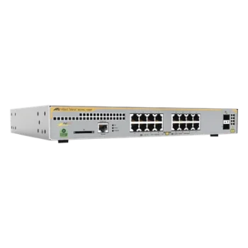Switch Industrial-Lite PoE+ administrable capa 2 / 16 Puertos Gigabit + 2 SFP / 247 W PoE+ / 0°C a 65°C / 26.8 Mpps