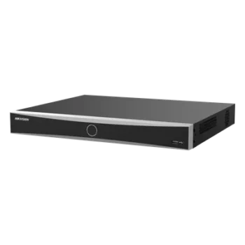 NVR IP / 12 Megapixel (4K) / 8 Canales / 8 Puertos PoE+ / 80W Total / 2 Bahías HDD / HDMI 4K / Alarmas I/O / PoE Extendido 300 m (984.3 ft)