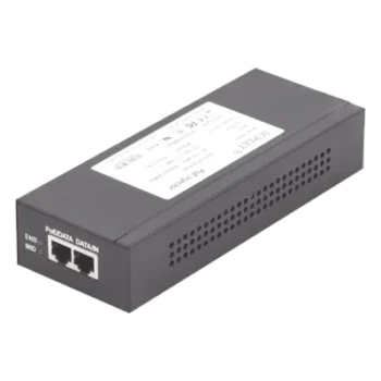 Inyector Hi-PoE / 56 Vcc / 60 W / 802.3af/at / Endspan y Midspan / 2.78 x 1.45 x 7.2 pulgadas